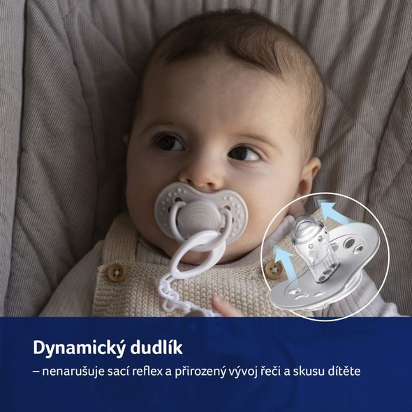 LOVI SILIKONOVÝ DYNAMICKÝ DUDLÍK 3-6M HARMONY 2PCS - ŠIDÍTKA A DOPLŇKY - KRMENÍ