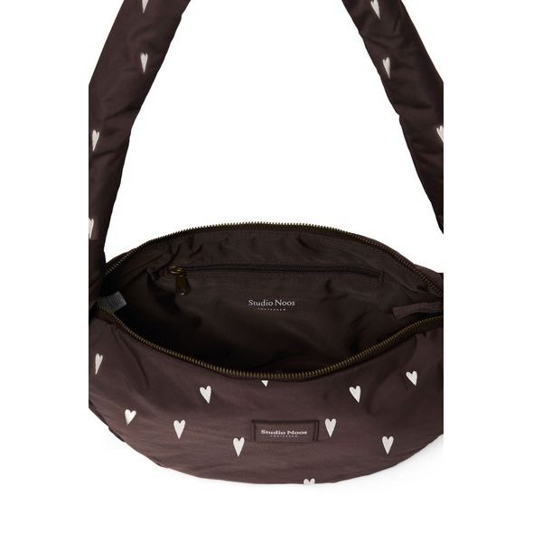 STUDIO NOOS PUFFY MINI CROSS BODY BAG BROWN - ORGANIZÉRY A KOŠÍKY - KOČÁRKY A PŘÍSLUŠENSTVÍ