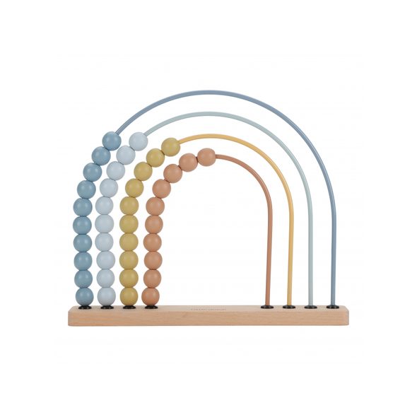 LITTLE DUTCH POČÍTADLO DŘEVĚNÉ DUHA FOREST FRIENDS - MOTORICKÉ A HRY - PRO DĚTI
