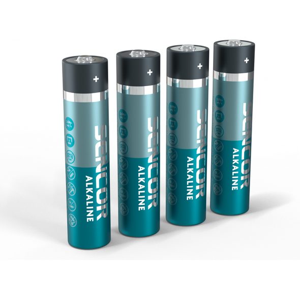 SENCOR ALKALICKÉ BATERIE AAA 4 KS - BATERIE - PRO DĚTI