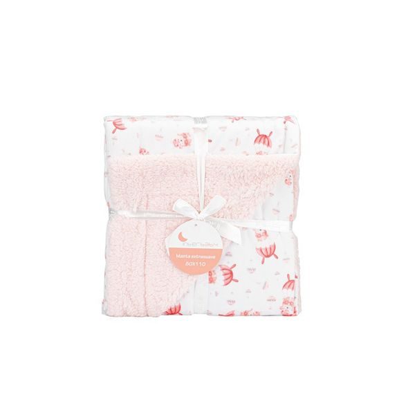INTERBABY DEKA BERÁNEK & PADÁK + PŘÍTULKA - RŮŽOVÁ - DĚTSKÉ DEKY PRO MIMINKA - SPINKÁNÍ