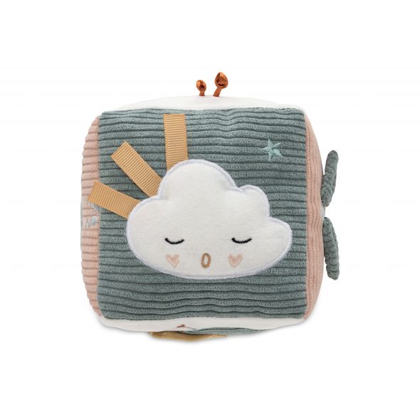 JOLLEIN KOSTKA TEXTILNÍ LOVELY BIRDS - MALÉ HRAČKY DO RUČIČKY - PRO DĚTI