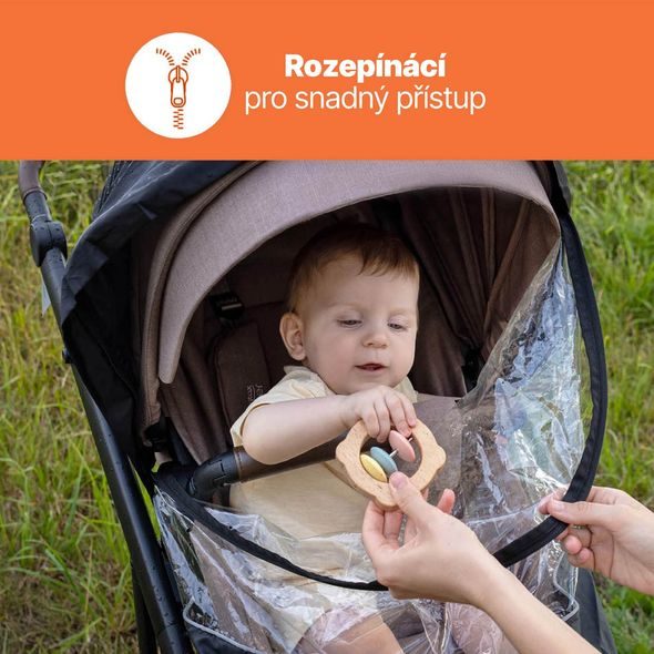 ZOPA UNIVERZÁLNÍ PLÁŠTĚNKA NA TŘÍKOLOVÝ KOČÁREK - PLÁŠTĚNKY - KOČÁRKY A PŘÍSLUŠENSTVÍ