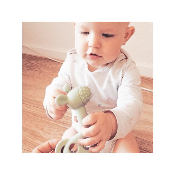 DIAPERCHAMP KOUSÁTKO ŽIRAFA BITE ME RAFF LIGHT GREEN - KOUSÁTKA - PRO DĚTI