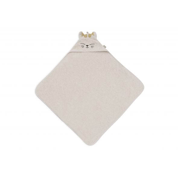 JOLLEIN OSUŠKA S KAPUCÍ FROTÉ 75X75CM KOČIČKA CHARLIE - OSUŠKY A DĚTSKÉ ŽUPANY - KOUPÁNÍ A ZDRAVÍ
