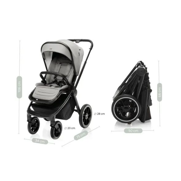 ZOPA SET MOVE CROSS 3 + KORBA + AUTOSEDAČKA - TROJKOMBINACE - KOČÁRKY A PŘÍSLUŠENSTVÍ