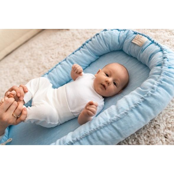 BABYMATEX HNÍZDEČKO PRESTIGE LINEN PLAIN 80X55 CM - 24 - HNÍZDEČKA - SPINKÁNÍ