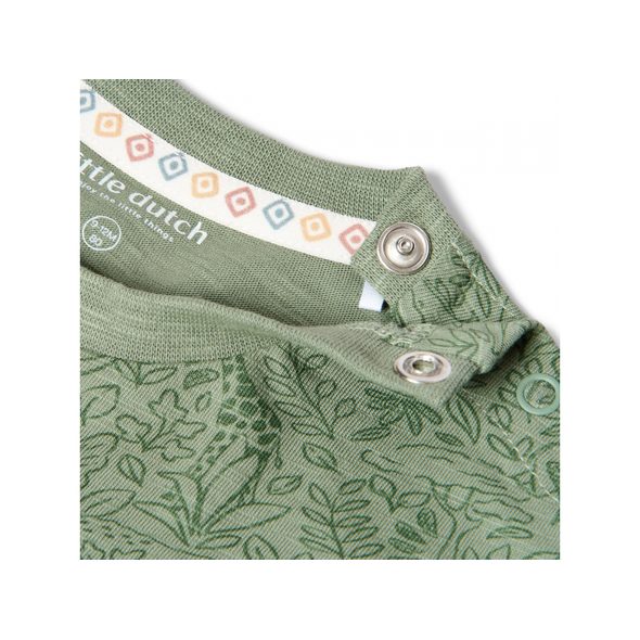 LITTLE DUTCH TRIKO DLOUHÝ RUKÁV SAFARI DREAMS GREEN VEL. 80 - TRIČKA KRÁTKÝ / DLOUHÝ RUKÁV - PRO DĚTI