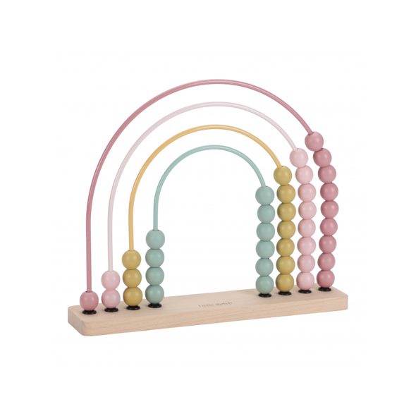 LITTLE DUTCH POČÍTADLO DŘEVĚNÉ DUHA FAIRY GARDEN - MOTORICKÉ A HRY - PRO DĚTI