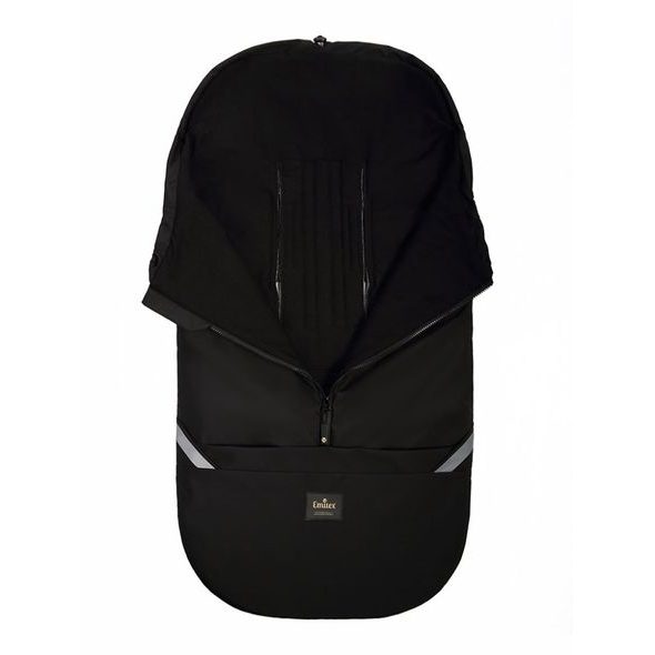 EMITEX FUSAK 2V1 COCOON SOFTSHELL WILD BLACK - FUSAKY DO KOČÁRKU - KOČÁRKY A PŘÍSLUŠENSTVÍ