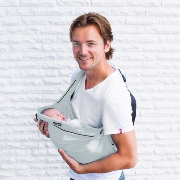 MINIMONKEY NOSÍTKA SLING UNLIMITED SVĚTLE ŠEDÉ - KLOKANKY A ŠÁTKY - NOŠENÍ & SPORT