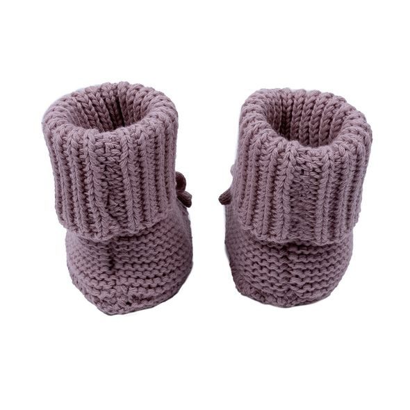 LODGER SLIPPER KNIT ROSE 0 - 6 MĚSÍCŮ - KOJENECKÉ CAPÁČKY - PRO DĚTI