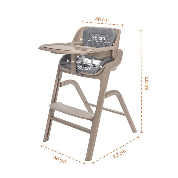 ZOPA SET ŽIDLIČKA INSPIRA + NOVOROZENECKÝ SET + HOUPACÍ ZÁKLADNA - JÍDELNÍ ŽIDLIČKY DŘEVĚNÉ - KRMENÍ
