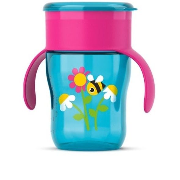 PHILIPS AVENT PRVNÍ SKUTEČNÝ HRNEČEK 260ML CHLAPEC/DÍVKA - KOJENECKÉ LAHVE - KRMENÍ