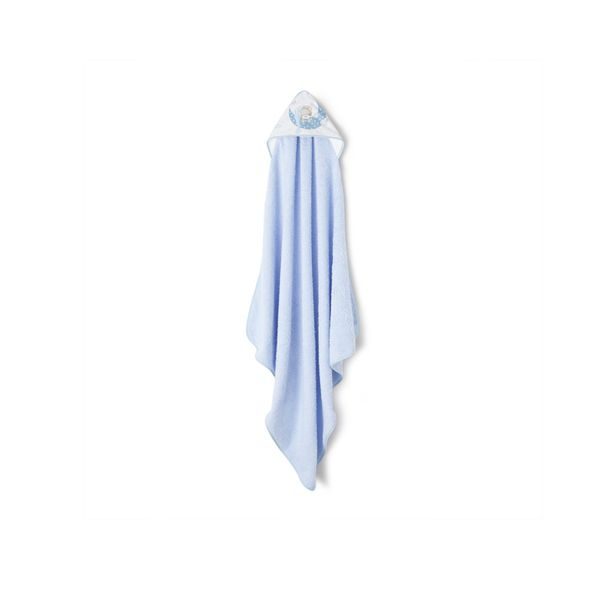 INTERBABY OSUŠKA FROTÉ MEDVÍDEK SPÍ - MODRÁ - OSUŠKY A DĚTSKÉ ŽUPANY - KOUPÁNÍ A ZDRAVÍ