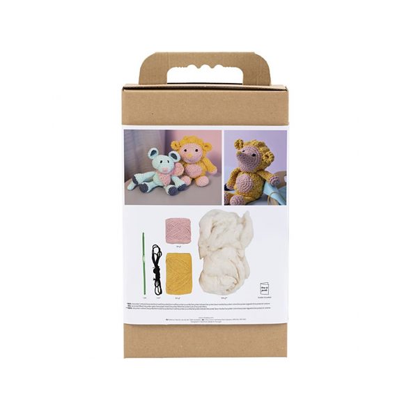 CREATIV COMPANY SADA NA HÁČKOVÁNÍ AMIGURUMI JEŽEK - VÝTVARNÉ POMŮCKY A HRAČKY - PRO DĚTI