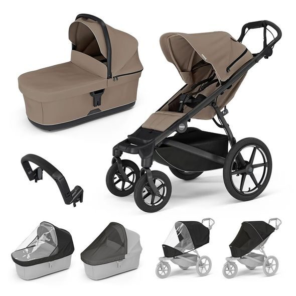 THULE DVOJKOMBINACE 7V1 URBAN GLIDE 4-WHEEL + BASSINET + PŘÍSLUŠENSTVÍ 2026 - KOMBINACE S PŘÍSLUŠENSTVÍM - KOČÁRKY A PŘÍSLUŠENSTVÍ