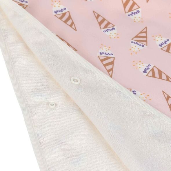 LÄSSIG PONČO ICE CREAM PALE PINK - UV OBLEČENÍ - PRO DĚTI