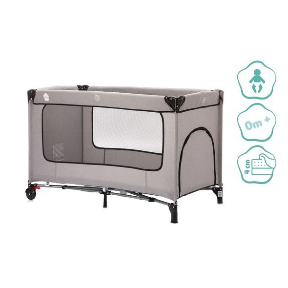 FILLIKID CESTOVNÍ POSTÝLKA PARIS LIGHTGREY MELANGE - CESTOVNÍ POSTÝLKY - SPINKÁNÍ