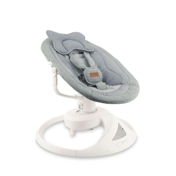 MOMI ELEKTRICKÉ HOUPÁTKO MOMI PEARL ŠEDÉ - LEHÁTKA A HOUPADLA - SPINKÁNÍ
