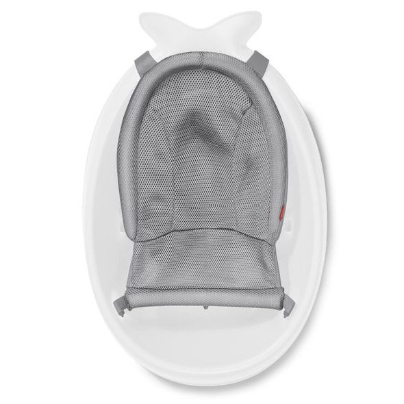 SKIP HOP VANIČKA S ERGONOMICKOU PODLOŽKOU MOBY 3 FÁZOVÁ BÍLÁ - VANIČKY PLASTOVÉ - KOUPÁNÍ A ZDRAVÍ