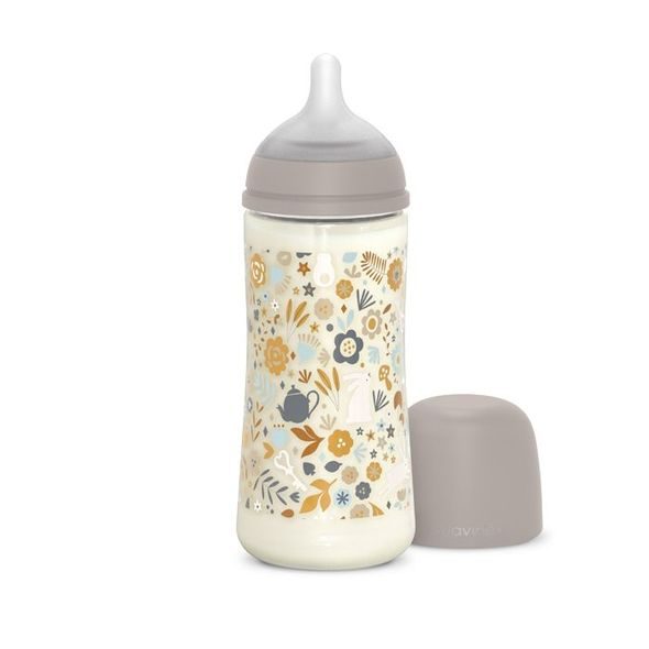 SUAVINEX KOJENECKÁ LÁHEV WONDERLAND 360ML FYZIOL PRŮTOK L - KOJENECKÉ LAHVE - KRMENÍ