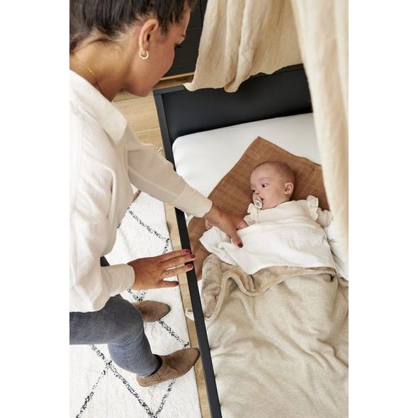 MEYCO DEKA KNIT BASIC FLEECE - SAND MELANGE - DĚTSKÉ DEKY PRO MIMINKA - SPINKÁNÍ