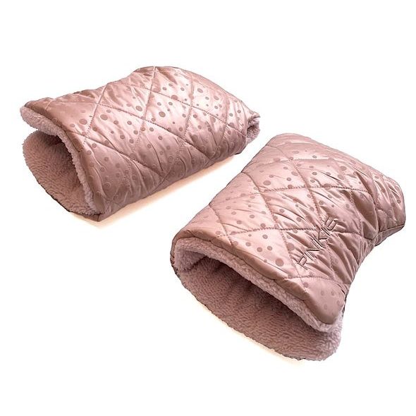 RUKAVICE NA KOČÁREK SOFT PINK DOTS - RUKÁVNÍKY NA KOČÁREK - KOČÁRKY A PŘÍSLUŠENSTVÍ