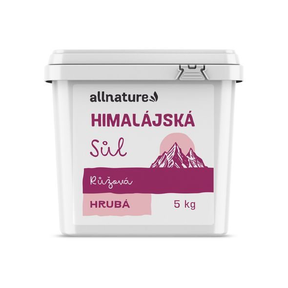 ALLNATURE HIMALÁJSKÁ SŮL RŮŽOVÁ HRUBÁ 5 KG - VAŘENÍ A PEČENÍ - PRE MAMIČKY