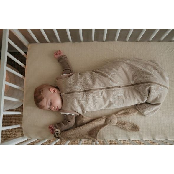 LODGER SPACÍ PYTEL S RUKÁVY MATCHA BEIGE VEL. 68/80 - SPACÍ PYTLE - SPINKÁNÍ