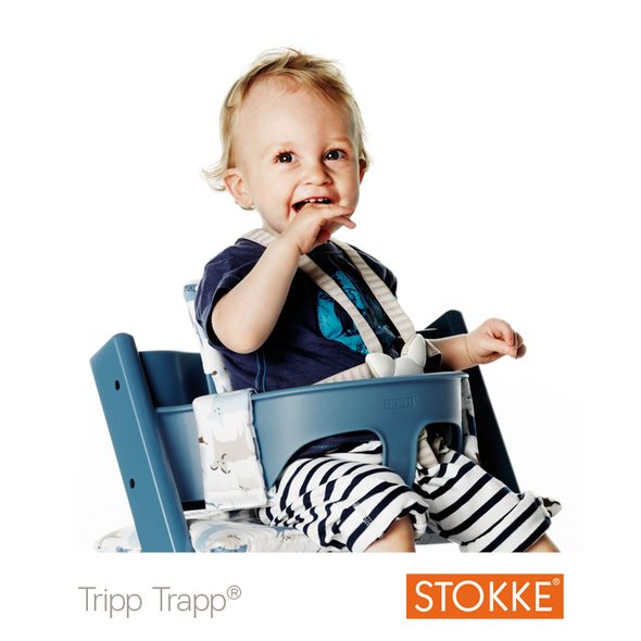 STOKKE® TRIPP TRAPP® WILD WOOD + POLŠTÁŘEK ANTHRACITE - JÍDELNÍ ŽIDLIČKY DŘEVĚNÉ - KRMENÍ