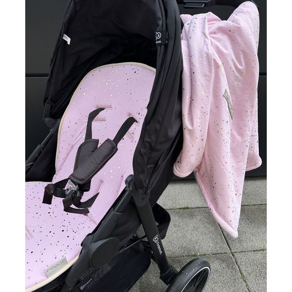 PINKIE PODLOŽKA SHINE GOLD PINK - PODLOŽKY DO KOČÁRKU - KOČÁRKY A PŘÍSLUŠENSTVÍ