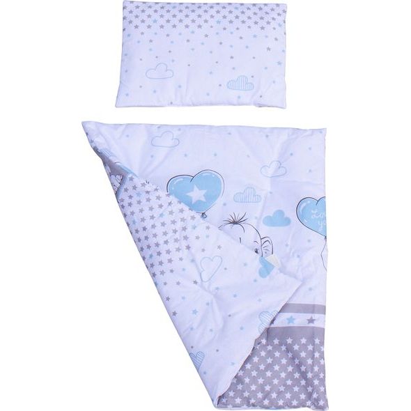 SCARLETT SET PEŘINKA A POLŠTAŘ DO KOČÁRKU SCARLETT GUSTO MODRÁ - VYBAVENÍ HLUBOKÉ KORBY - KOČÁRKY A PŘÍSLUŠENSTVÍ