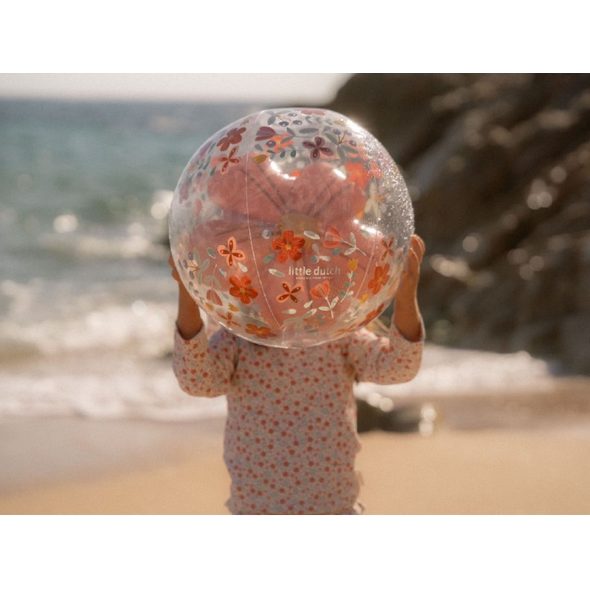 LITTLE DUTCH NAFUKOVACÍ MÍČ 3D PINK FLOWERS - LITTLE DUTCH - PRO DĚTI