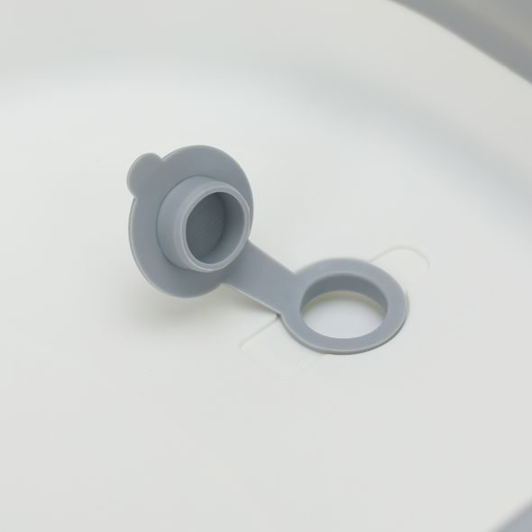 FILLIKID SKLÁDACÍ DĚTSKÁ VANIČKA BELUGA S TEPLOMĚREM WHITE-GREY - VANIČKY PLASTOVÉ - KOUPÁNÍ A ZDRAVÍ