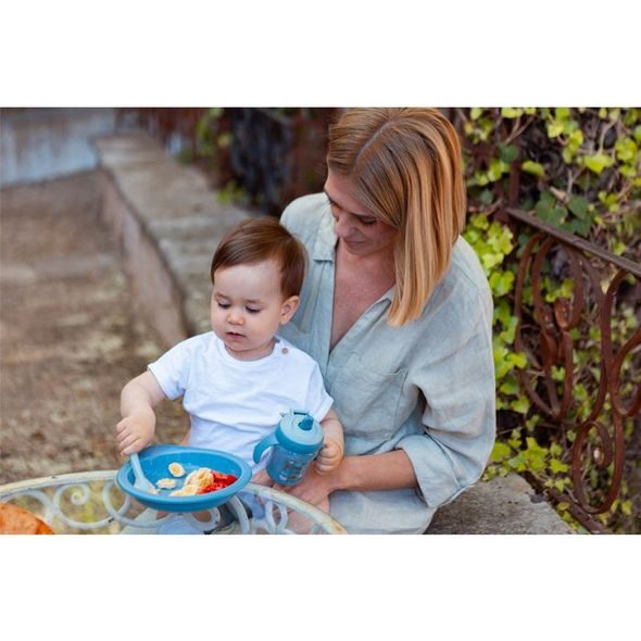 SUAVINEX NEROZLITNÝ HRNÍČEK BEAR 200 ML - ZELENÝ - DĚTSKÉ HRNEČKY - KRMENÍ