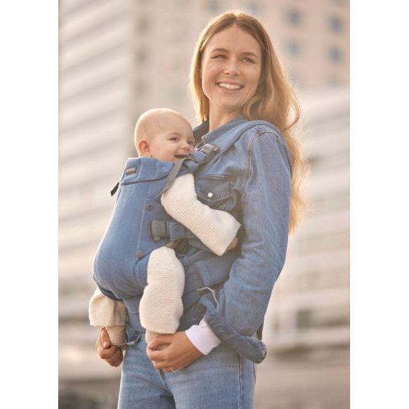 BABYBJORN BABYBJORN NOSÍTKO HARMONY WOVEN LIGHT BLUE MÉLANGE - ERGONOMICKÁ NOSÍTKA - NOŠENÍ & SPORT