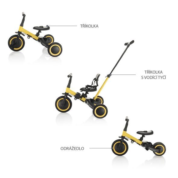 ZOPA TŘÍKOLKA RAZOR 3V1 - TŘÍKOLKY ŠLAPACÍ - NOŠENÍ & SPORT