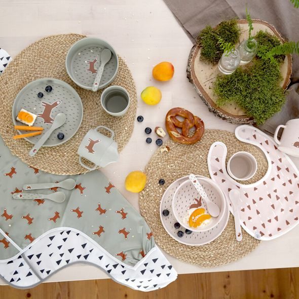 LÄSSIG SPOON SET PP/CELLULOSE LITTLE FOREST RABBIT - LŽIČKY A PŘÍBORY - KRMENÍ