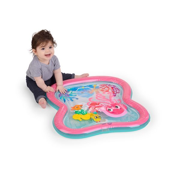 BABY EINSTEIN PODLOŽKA VODNÍ PRO ROZVOJ MOTORIKY JIGGLING JANET™ TUMMY TIME, 0M+ - HRACÍ DEKY - PRO DĚTI