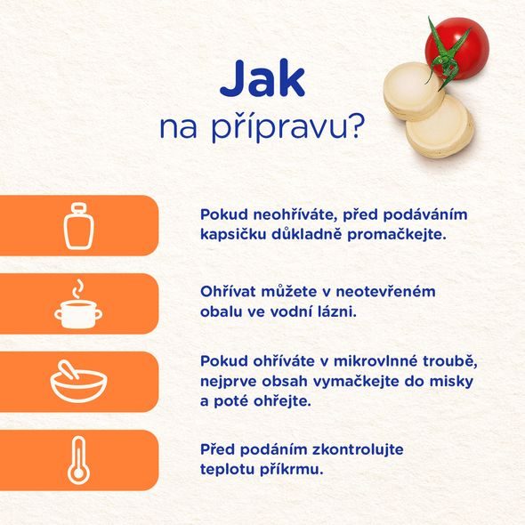 SUNAR PŘÍKRM ZELENINA S KUŘETEM A RÝŽI 6M+ 120G - KAPSIČKY - KRMENÍ