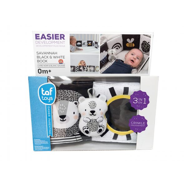 TAF TOYS KNÍŽKA PRO NEJMENŠÍ SAVANA - KNÍŽKY PRO NEJMENŠÍ - PRO DĚTI