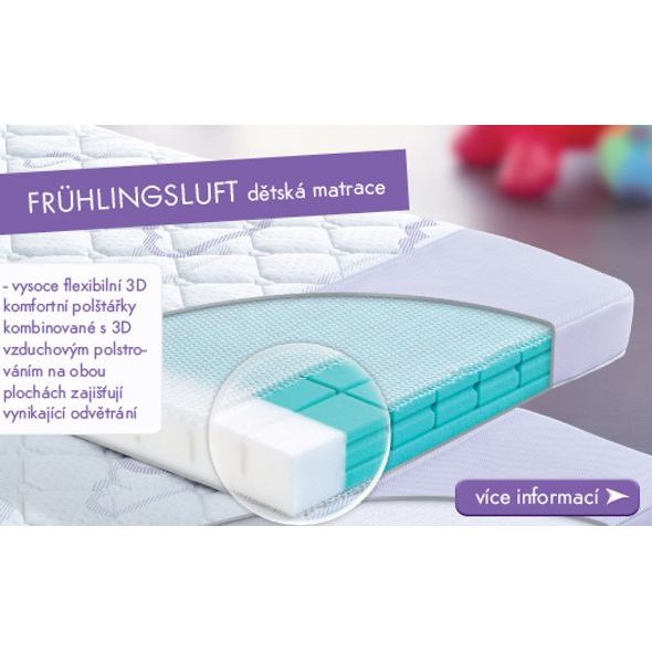 TRÄUMELAND MATRACE FRÜHLINGSLUFT - MATRACE DO POSTÝLKY - SPINKÁNÍ