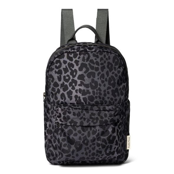 STUDIO NOOS PUFFY MIDI BATŮŽEK S PŘEDNÍ KAPSOU LEOPARD - BATOHY A TAŠKY - PRO DĚTI