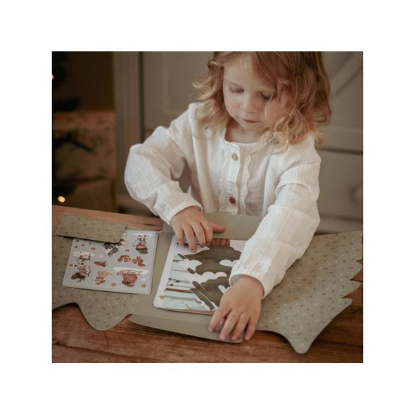 LITTLE DUTCH SADA SE SAMOLEPKAMI VÁNOČNÍ PŘÁNÍ - VÁNOCE - PRO DĚTI