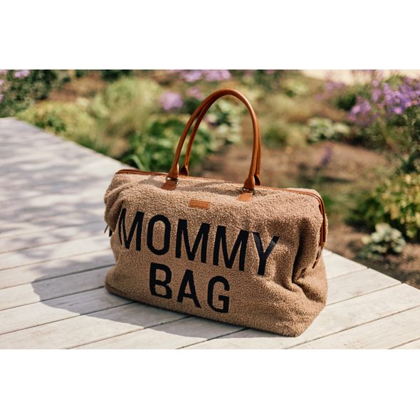 CHILDHOME PŘEBALOVACÍ TAŠKA MOMMY BAG TEDDY SOFT BROWN - PŘEBALOVACÍ TAŠKY - KOČÁRKY A PŘÍSLUŠENSTVÍ