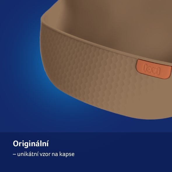 LOVI SILIKONOVÝ BRYNDÁK S KAPSOU GRANOLA - BRYNDÁKY - KRMENÍ