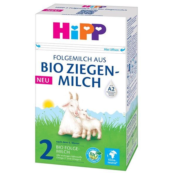 HIPP KOZÍ MLÉKO HIPP 2 BIO POKRAČOVACÍ 400G 6M+ - KOJENECKÁ MLÉKA - KRMENÍ