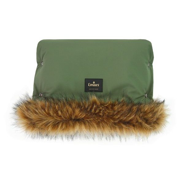 EMITEX RUKÁVNÍK LUXURY SOFT FOREST GREEN - RUKÁVNÍKY NA KOČÁREK - KOČÁRKY A PŘÍSLUŠENSTVÍ