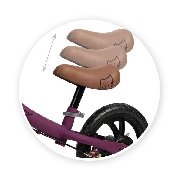 MOMI ODRÁŽEDLO BREKI S BRZDOU FIALOVÉ - VOZÍTKA A ODRÁŽEDLA - PRO DĚTI